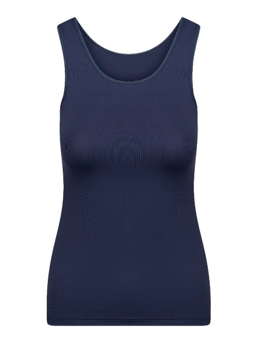 RJ Bodywear Pure Color navy-blau damen hemd