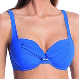 Rosa Faia Strand Hermine französisches blau unwattierter bikini bh