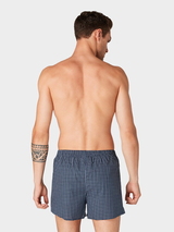 Tom Tailor Texas navy-blau/print gewebte boxershort