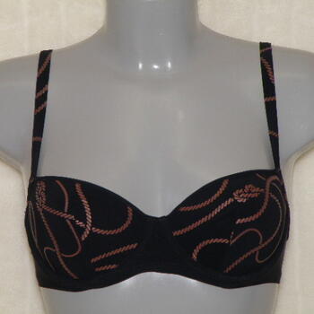 Marlies Dekkers Bademode Eco Warrior Schwarz/Print Unwattierter Bikini BH