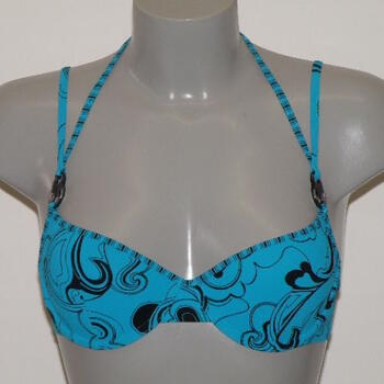Marlies Dekkers Bademode Wes Wilson Deep Blau/Schwarz Gemoldefer Bikini BH