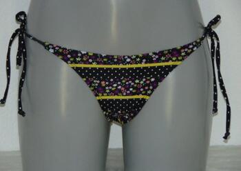 LingaDore Strand Dutchies Schwarz/Print Bikini Slip