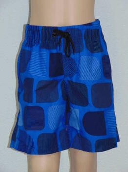 Schiwi-Männer Modern Blau/Schwarz Badehose