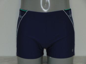 Schiwi-Männer Plaid Jeans Blau Schwimmboxer
