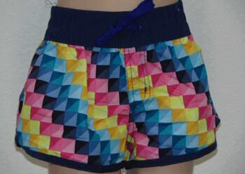 Shiwi Triangle Pink/Blau Strand Short