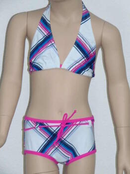 Shiwi Plaid Blau/Pink Set