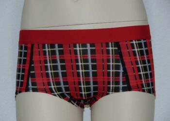 Brüste und Unterhosen Burbry Rot/Schwarz Hipster