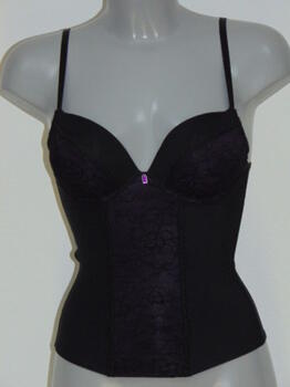 After Eden Rouge Violett Korselett