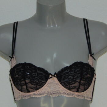 Sapph Giselle Schwarz/Pferzig Nicht geformter BH