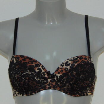 Sapph La Fayette Schwarz/Braun Vorgeformter BH