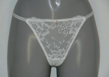 Sapph Florence Schneeweiß Slip
