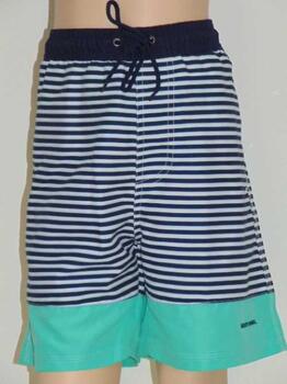 Nickey Nobel Manu Navy-Blau/Weiß Badehose