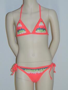Brüste und Unterhosen Meghan Orange Set
