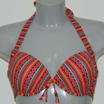 LingaDore Strand Azteca Rot/Print Gemoldefer Bikini BH
