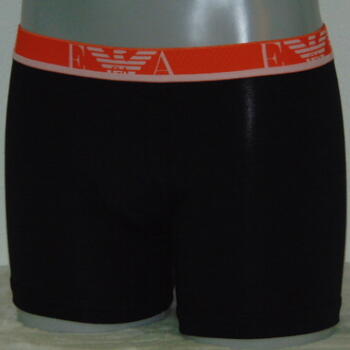 Armani Männer Piccolo Schwarz/Orange Boxershort