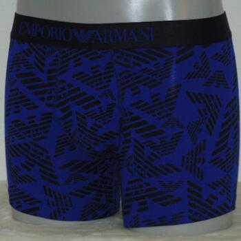Armani Männer Superiore Blau/Print Boxershort