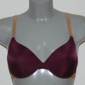 Armani Damen Microfiber Aubergine Vorgeformter BH