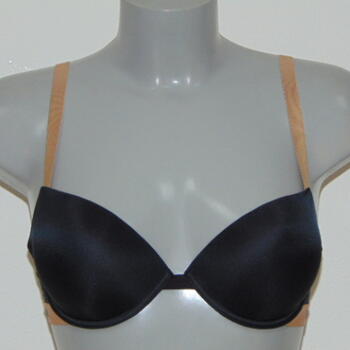 Armani Damen Microfiber Schwarz Push Up BH