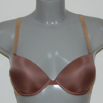Armani Damen Microfiber Braun Push Up BH