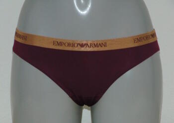 Armani Damen Microfiber Aubergine Slip