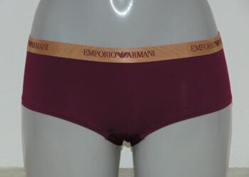 Armani Damen Microfiber Aubergine Hipster