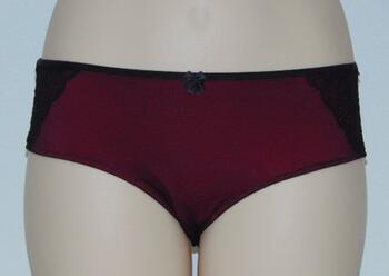 After Eden D-Cup & Up Scarlett Rot/Schwarz Hipster