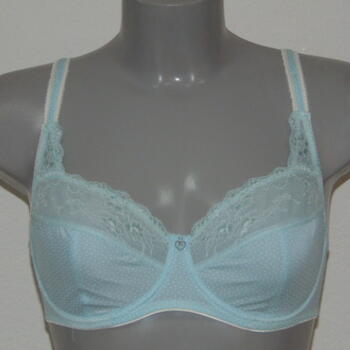 Eva Polka Dot Blau Nicht geformter BH