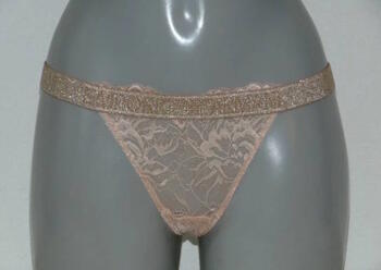 Armani Damen Pizzo d'Oro Pferzig String