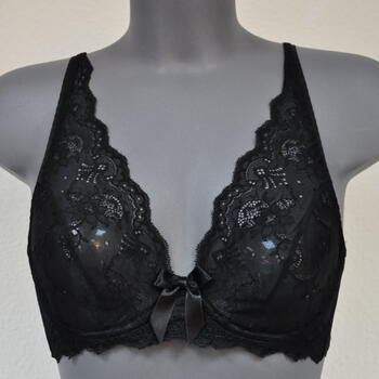 Eva In the Mood for Lace Schwarz Nicht geformter BH