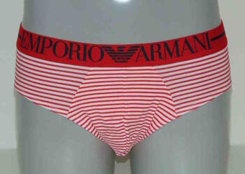 Armani Männer Eagle Weiß/Rot Männer Slip