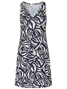 Eva Graphic Schwarz/Weiß Kleid