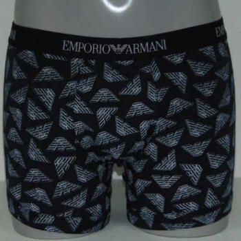 Armani Männer Logo Schwarz/Print Boxershort