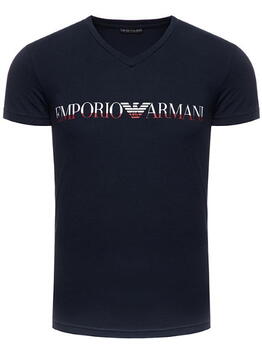 Armani Männer Logo Navy-Blau Mode