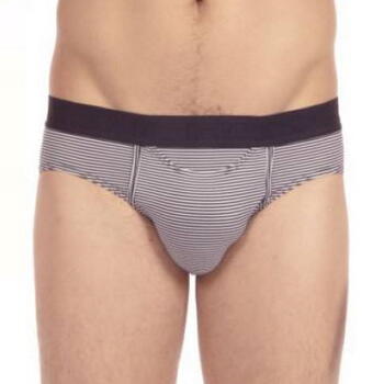 HOM Simon Navy-Blau/Weiß Männer Slip
