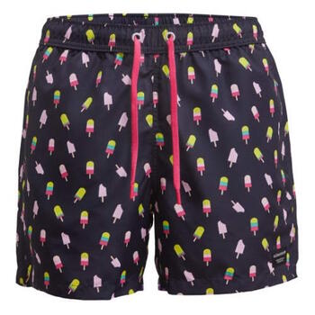 Björn Borg Popsicle Schwarz/Print Badehose