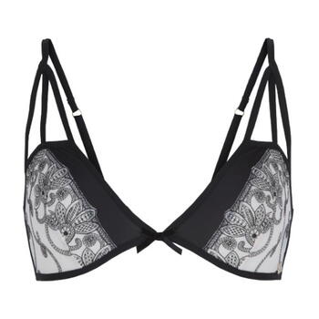 DDO Special F4P Schwarz/Print Ohne Bügel BH