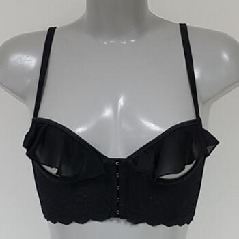 DDO Special F4P Schwarz Nicht geformter BH