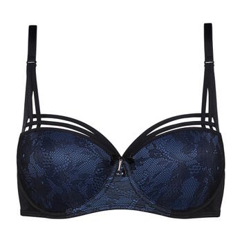 Marlies Dekkers Dame de Paris Schwarz/Blau Vorgeformter BH
