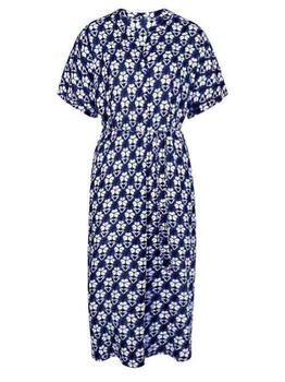 Rosa Faia Bademode Kekepa Blau/Weiß Strandkleid