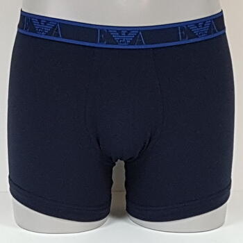 Armani Männer Basamento Navy-Blau/Blau Boxershort