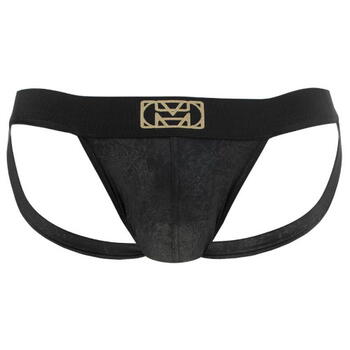 HOM Elton Schwarz Männer Jockstrap