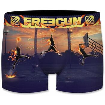 Freegun Basketbal Navy-Blau/Print Sport Boxershort