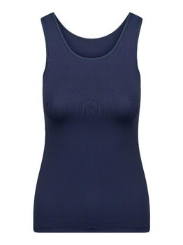 RJ Bodywear Pure Color Navy-Blau Damen Hemd
