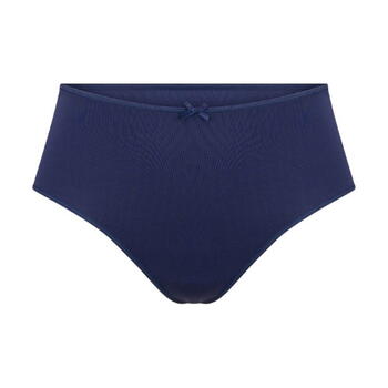 RJ Bodywear Pure Color Extra Hoog Navy-Blau String