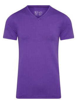 RJ Bodywear Männer Pure Color  Violett Shirt