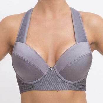 Q-Linn Amsterdam Grau Sport BH