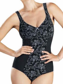 Anita Nice Schwarz/Weiß Korselett