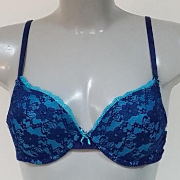 Elbrina Blossom Blau Push Up BH