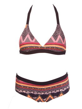 Nickey Nobel Jennifer Navy-Blau/Print Set