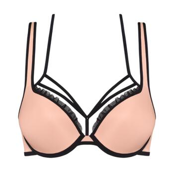 Marlies Dekkers Meringue Pink/Schwarz Push Up BH